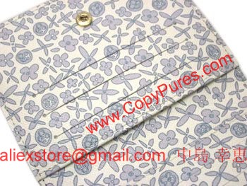 LOUIS VUITTON　ルイヴィトン　モノグラム・フルリ　LV　フラワー・モチーフ　ヴィオレ　財布　ポルト　モネ・アンソリット　M60230